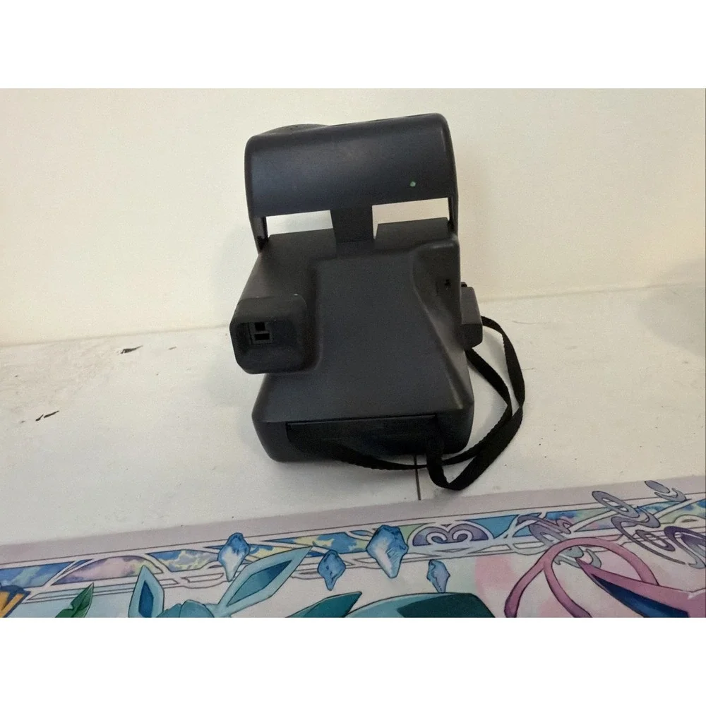 Vintage Polaroid 636 Talking Camera Retro 600 Film Instant Camera Black